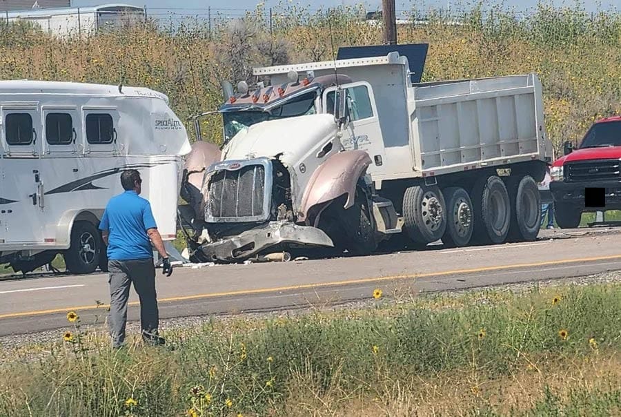 UPDATE: Names released after dump truck hits three vehicles, killing two  people - East Idaho News